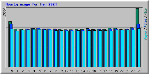 Hourly usage for May 2024